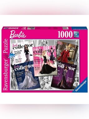 RAVENSBURGER Fashion Barbie Collector Magazine Cover Collage Puzzle 1000 pieces